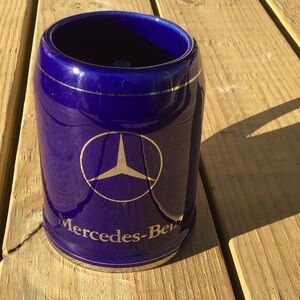 MERCEDES BENZ COFFEE MUG CUP TEA BLUE TALL